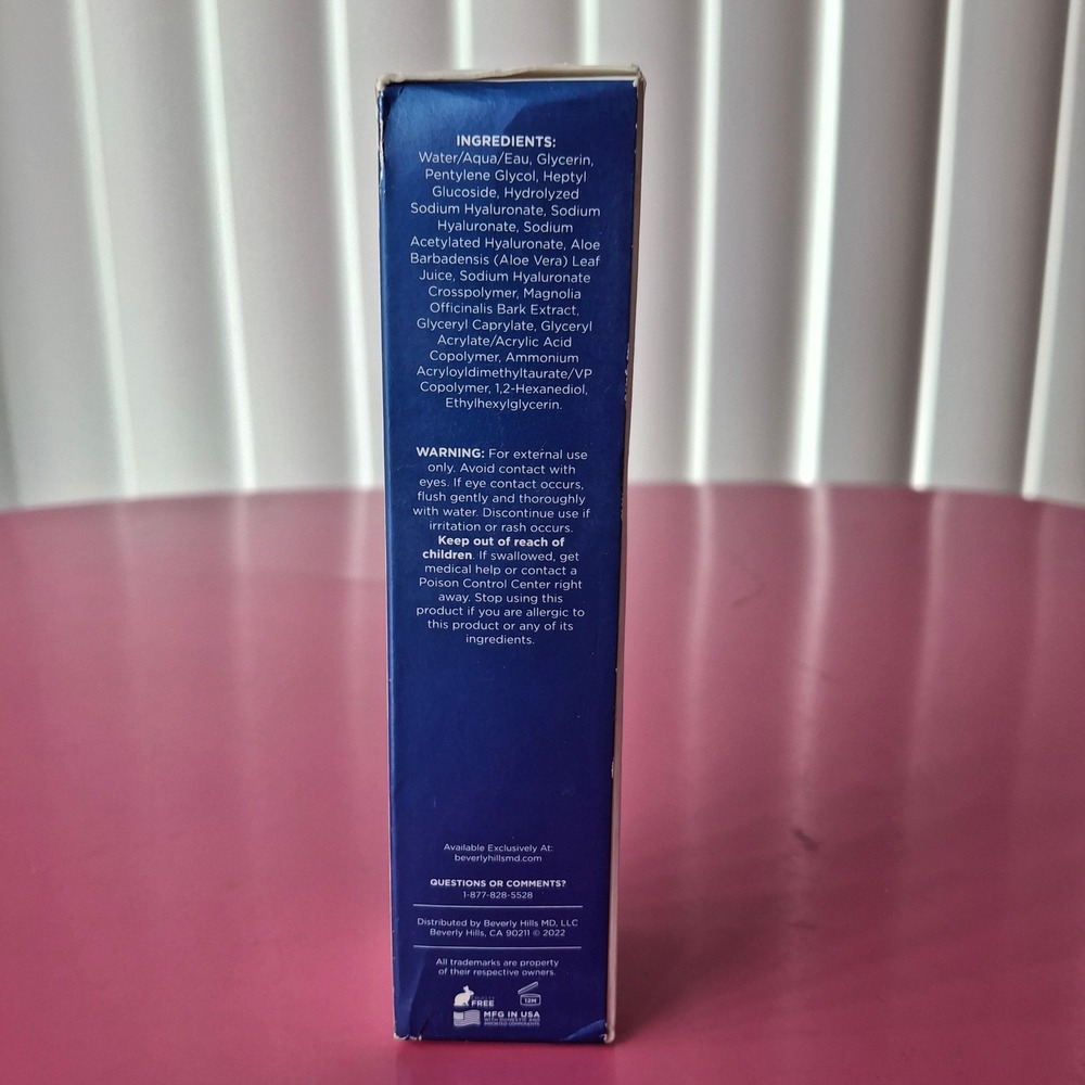 Beverly Hills MD‎ Multi-Hyaluronic Acid Plumping Booster 1 oz Serum New Sealed - Picture 4 of 7